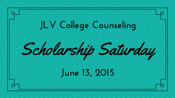 JLV College Counseling Blog | Scholarship Saturday - June 13, 2015. 23 college scholarships and contests with upcoming deadlines.
