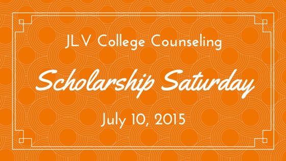 JLV College Counseling Blog | Scholarship Saturday - July 11, 2015 - 15 college scholarships and contests with upcoming deadlines.