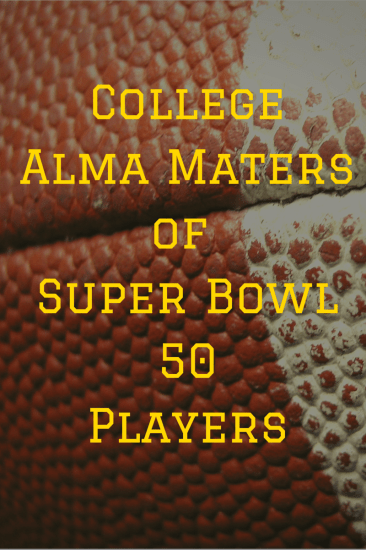 College Alma Maters of Super Bowl 50 Players | JLV College Counseling Blog