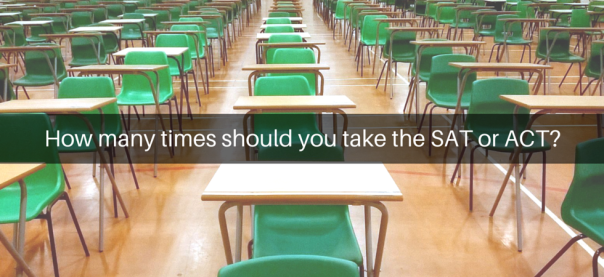 How many times should you take the SAT or ACT? | JLV College Counseling