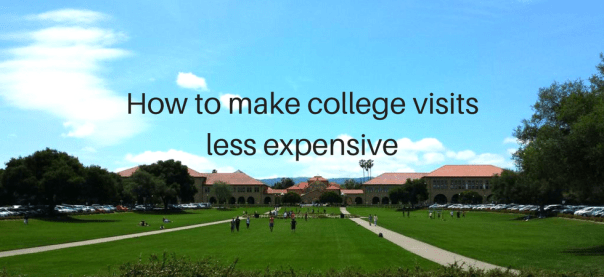 How to make college visits less expensive | JLV College Counseling Blog