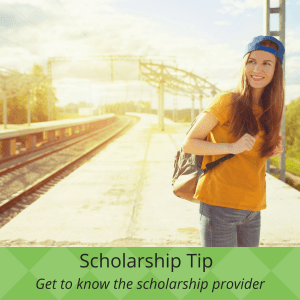 Scholarship Tip - Get to know the scholarship provider | JLV College Counseling Blog