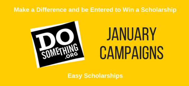 January 2017 DoSomething Scholarships | JLV College Counseling Blog